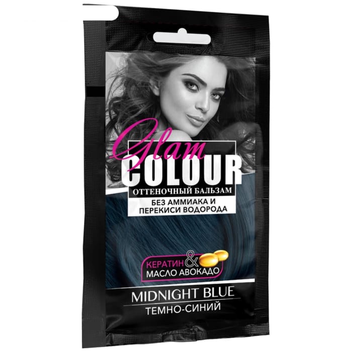 Бальзам для волос оттеночный FARA Glam Colour 40 мл, Темно-синий Бальзам для волос оттеночный FARA Glam Colour 40 мл, Темно-синий