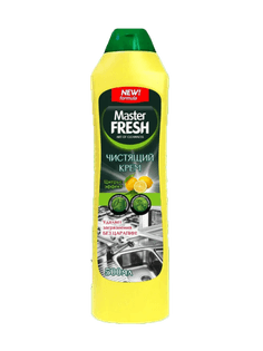 Чистящий крем 500 мл "Master FRESH", Аромат лимона Чистящий крем 500 мл "Master FRESH", Аромат лимона