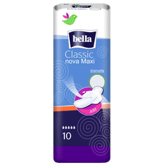 Прокладки "Bella" Classic Nova Maxi 5 капель синие (10 шт.упак) Прокладки "Bella" Classic Nova Maxi 5 капель синие (10 шт.упак)