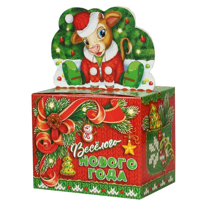 Коробка бумажная для конфет 0,8 кг "Малыш" Коробка бумажная для конфет 0,8 кг "Малыш"