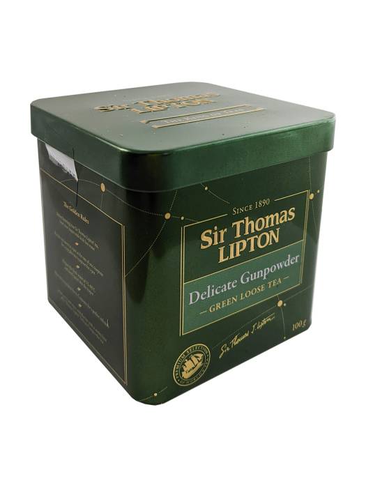 Чай 100 гр "Lipton" Sir Thomas зеленый ж/б