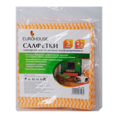 Салфетка вискозная 30*34 см Eurohouse (5 шт.упак) Салфетка вискозная 30*34 см Eurohouse (5 шт.упак)