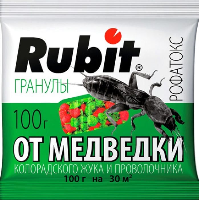 Гранулы от медведки Rubit 100г Гранулы от медведки Rubit 100г
