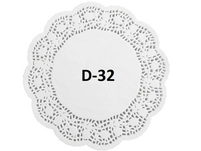 Ажурные салфетки D-32 см (250 шт.упак)