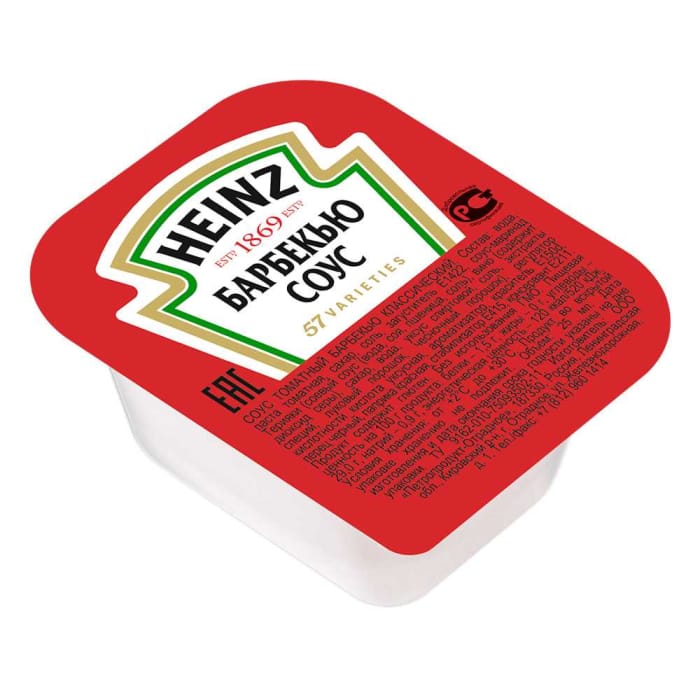 Соус 25 мл "Heinz", Барбекю Соус 25 мл "Heinz", Барбекю