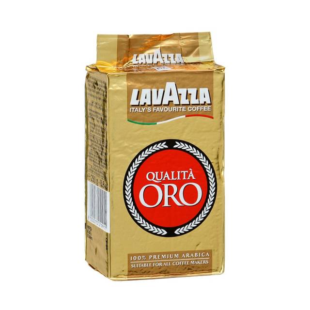 Кофе молотый 250 гр "Lavazza" Oro желтая уп, вакуумная уп, арабика