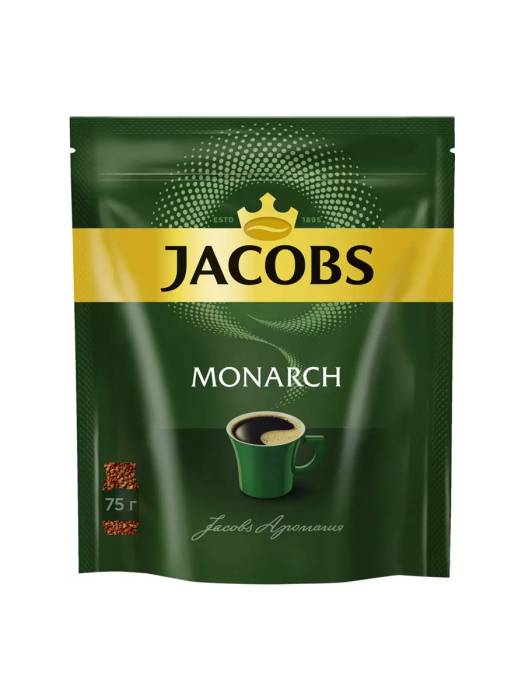 Кофе растворимый 75 гр "Jacobs" Monarch мягкая упак.