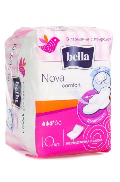 Прокладки "Bella" Nova Comfort 4 капли софт №10 (10 шт.упак)