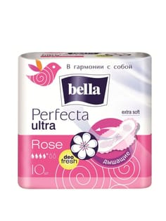 Прокладки "Bella" Perfecta ультратонкие, 4 капли (10 шт.упак), Роза Ultra Rose арт 277 Прокладки "Bella" Perfecta ультратонкие, 4 капли (10 шт.упак), Роза Ultra Rose арт 277