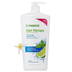 Шампунь-бальзам 900 мл SYNERGETIC Hair therapy, Против перхоти 2 в 1 Шампунь-бальзам 900 мл SYNERGETIC Hair therapy, Против перхоти 2 в 1