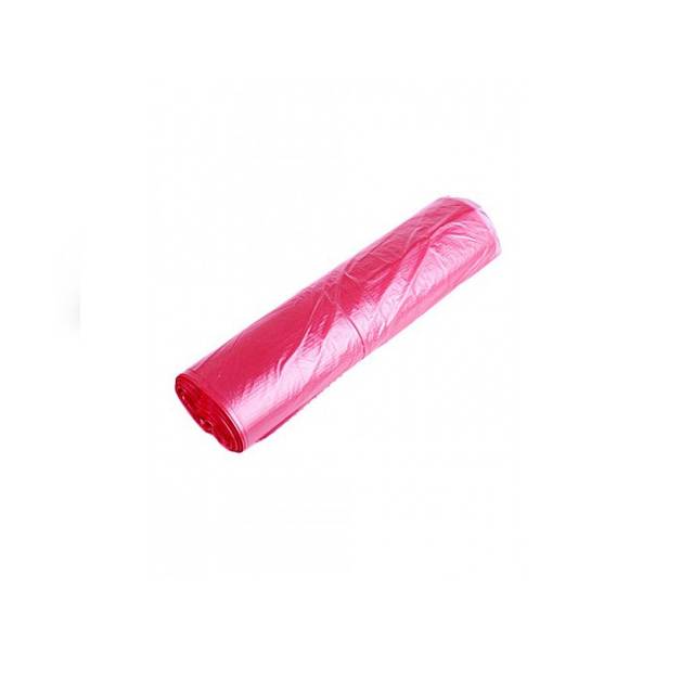 Фасовочные пакеты в Рулоне 24*37 см, 9 мкм, розовый (80 шт.рул) Кот