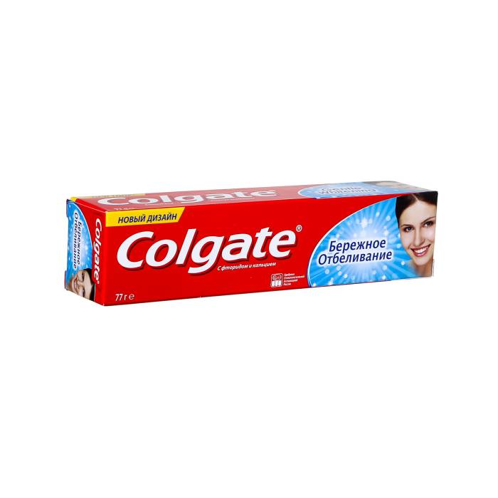 Зубная паста 50 мл "Colgate", Бережное отбеливание