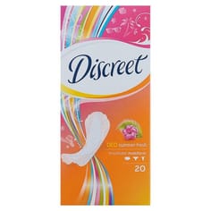 Прокладки "Discreet" ежедневные Deo дышащие (20 шт.упак) Прокладки "Discreet" ежедневные Deo дышащие (20 шт.упак)