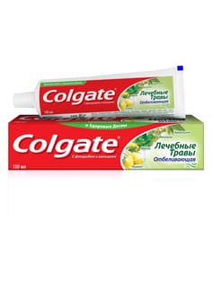 Зубная паста 100 мл/146 гр "Colgate", Лечебные Травы отбеливающая Зубная паста 100 мл/146 гр "Colgate", Лечебные Травы отбеливающая