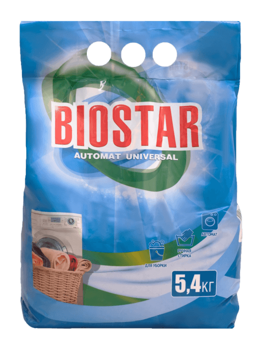 Стиральный порошок 5,4 кг Biostar автомат