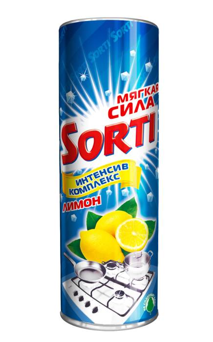 Чистящее средство 500 г "Sorti" порошок, Лимон