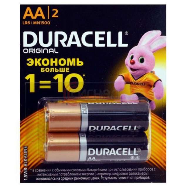 Батарейка "Duracell" Оригинал Пальчик AA LR 6