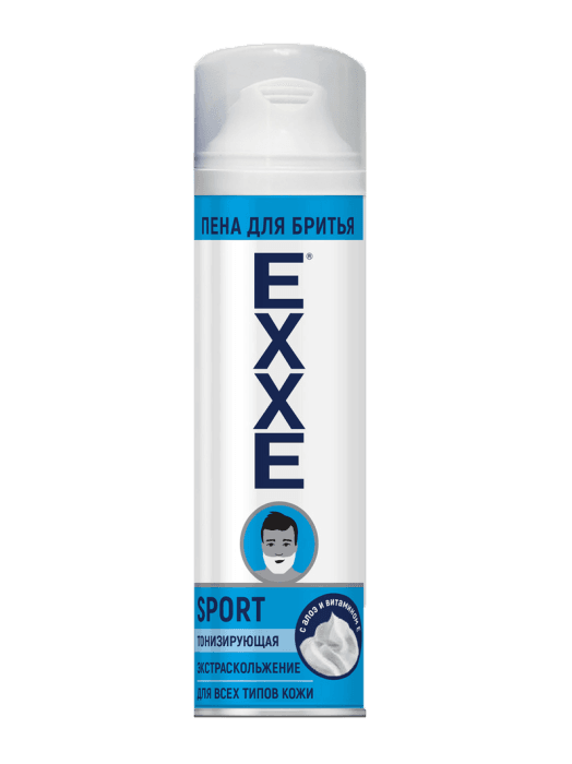 Пена для бритья 200 мл "EXXE", SPORT ENERGY Cool Effect Пена для бритья 200 мл "EXXE", SPORT ENERGY Cool Effect