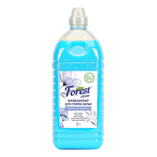 Кондиционер для белья 2 л "FOREST clean", Морозная свежесть Кондиционер для белья 2 л "FOREST clean", Морозная свежесть