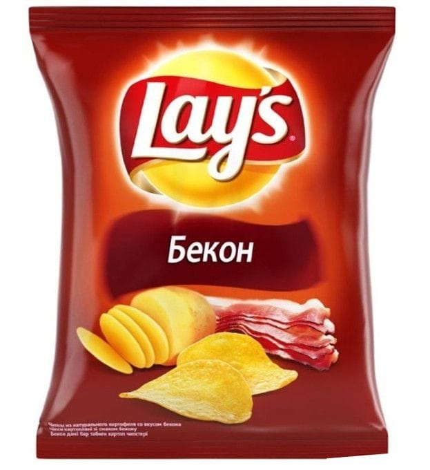 Чипсы "LAYS" 70 г ассортимент, Бекон Чипсы "LAYS" 70 г ассортимент, Бекон