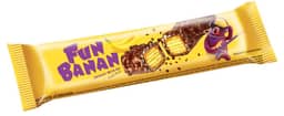 Шоколадный батончик "Fun Banan" 35г Шоколадный батончик "Fun Banan" 35г