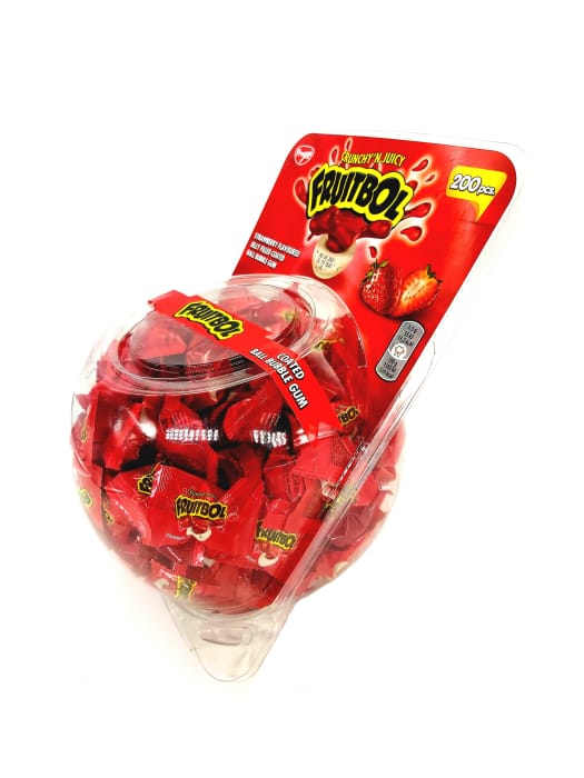 Жевательная резинка "Fruitbol" 3,5г в банке (200 шт.упак) Жевательная резинка "Fruitbol" 3,5г в банке (200 шт.упак)