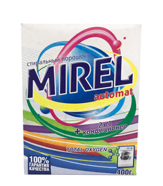 Стиральный порошок 400 г "MIREL" автомат 2 в 1 кондиционер Стиральный порошок 400 г "MIREL" автомат 2 в 1 кондиционер