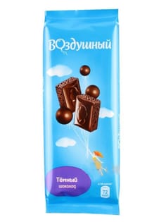Шоколад "Пористый" воздушный 85 г, Темный Шоколад "Пористый" воздушный 85 г, Темный
