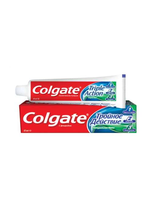 Зубная паста "Colgate" 50 мл, Тройное действие