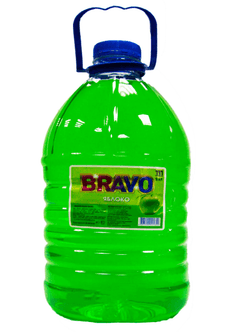 Жидкое мыло 5 л "BRAVO", Зеленое яблоко Жидкое мыло 5 л "BRAVO", Зеленое яблоко