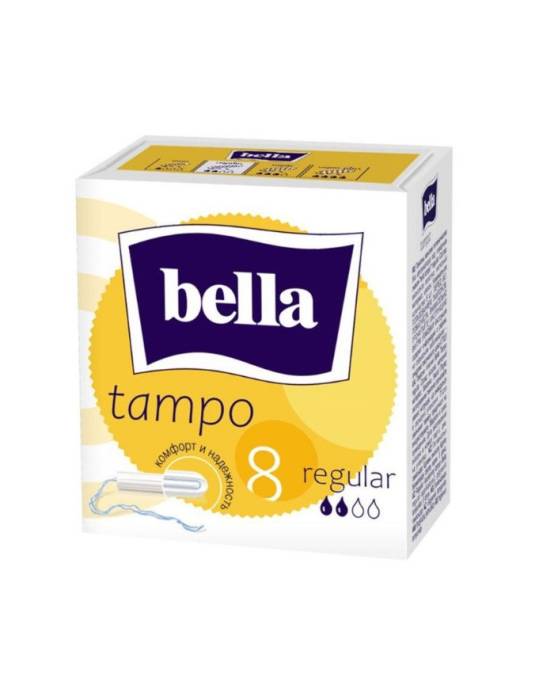 Тампоны "Bella" Premium Comfort (8 шт.упак), Regular без апликатора