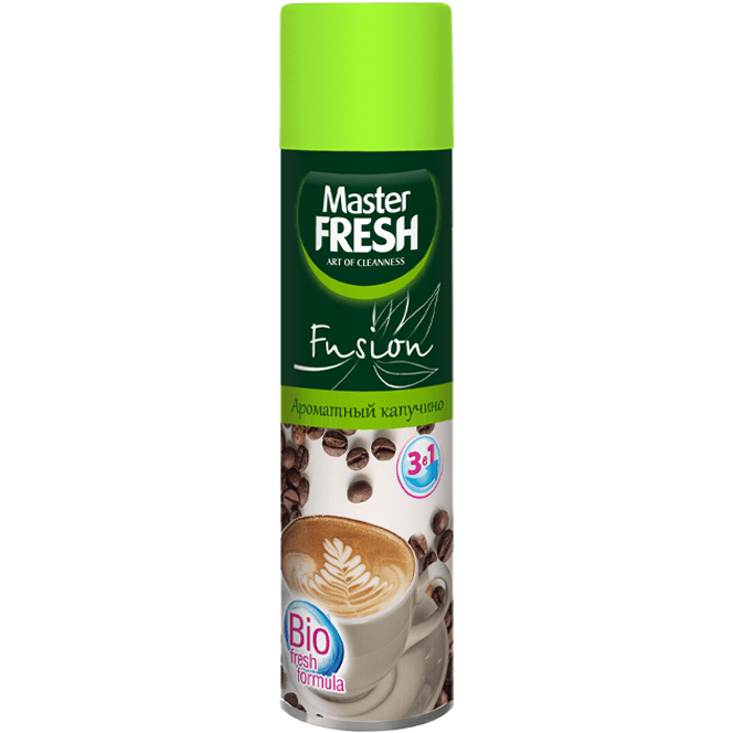 Освежитель воздуха 300 мл "Master FRESH", Ароматный Капучино Освежитель воздуха 300 мл "Master FRESH", Ароматный Капучино
