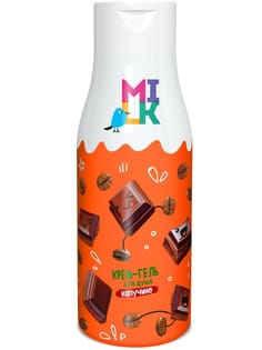 Крем-гель для душа 500 мл "Milk" капучино Крем-гель для душа 500 мл "Milk" капучино