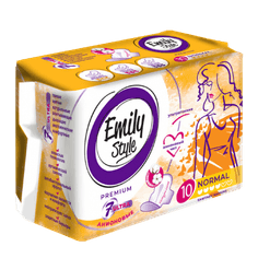 Прокладки "Emily Style" CLASSIC критика анионовые NORMAL 4 капли Ультратонкие (10 шт.упак) Прокладки "Emily Style" CLASSIC критика анионовые NORMAL 4 капли Ультратонкие (10 шт.упак)