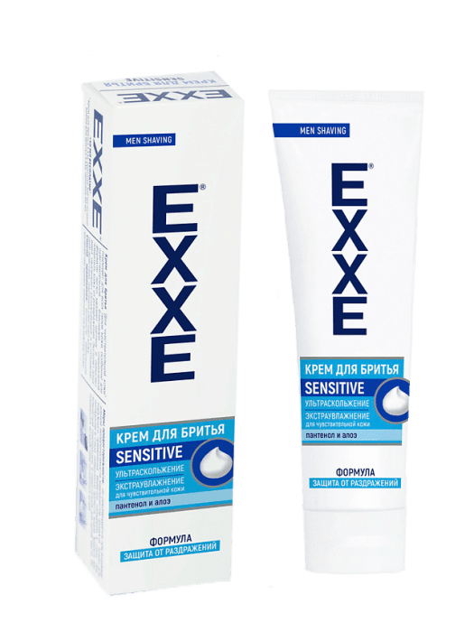 Крем для бритья 100 мл "EXXE", SENSITIVE для чувствительной кожи